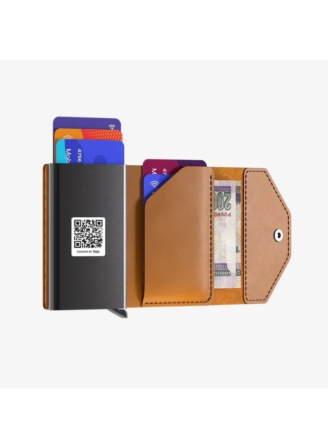 Hitch Wallet Natural genuine leather BlockFold - The Professional's Choice - Havan - Image 1